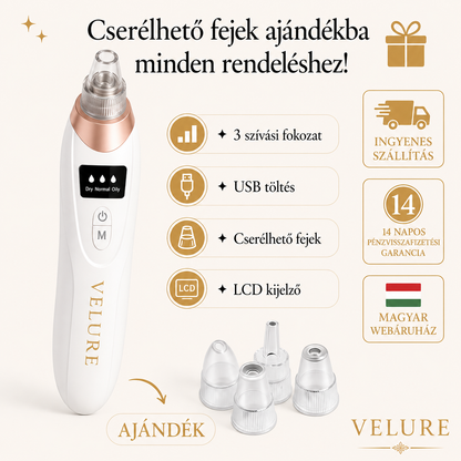 Velure DermLift™ - Mikrorezgéses Mitesszer Eltávolító
