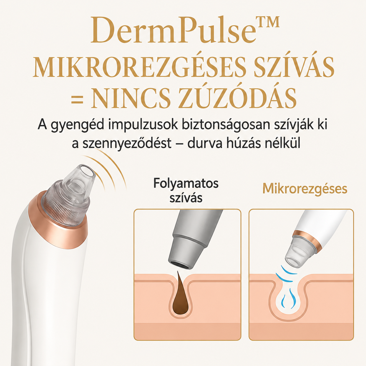 Velure DermLift™ - Mikrorezgéses Mitesszer Eltávolító